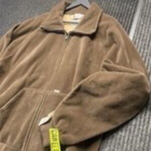 Vintage NWT Rare 80's Carhatt Car-Tek Mens Velour Jacket XXL Brown 751 USA